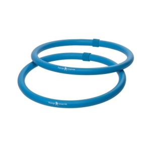 Hoopomania aro de brazo, Hula Hoop con gomaespuma, 2 piezas Azul claro