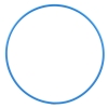 Mini Hula Hoop Blanc, 20mm, Ø50cm, bleu