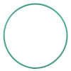 Mini Hula Hoop Blanc, 20mm, Ø50cm vert