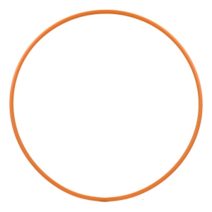 Mini Hula Hoop Blanc, 20mm, Ø60cm orange