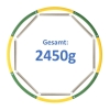 Hoopomania Booster Hoop con anima in metallo e schiuma, 0,85 kg + 8 x 200g