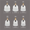 Premium set de cups 20 pièces avec étui
