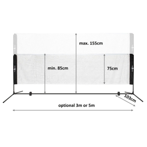Hoopomania filet de badminton, filet de volant en plumes, filet de volley-ball pour le jardin