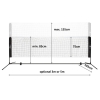 Hoopomania filet de badminton, filet de volant en plumes, filet de volley-ball pour le jardin