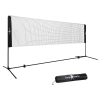 Hoopomania badminton net, shuttlecock net, volleyball net for the garden 5m